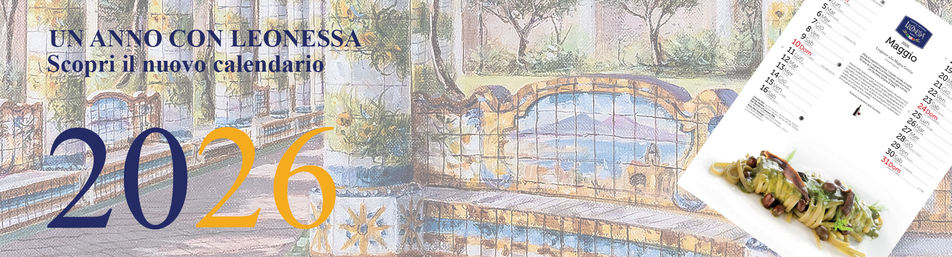 Calendario Pasta Leonessa anno 2026