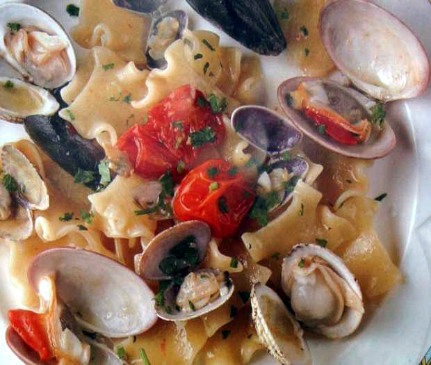 Mafaldelle ai frutti di mare